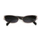 Perez / Brown Metal & Black Lens